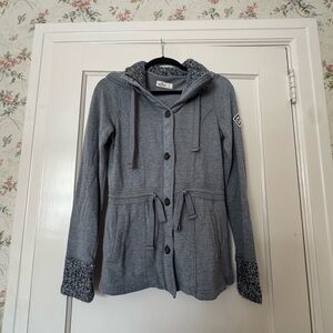 Hollister Gray Knit Coat